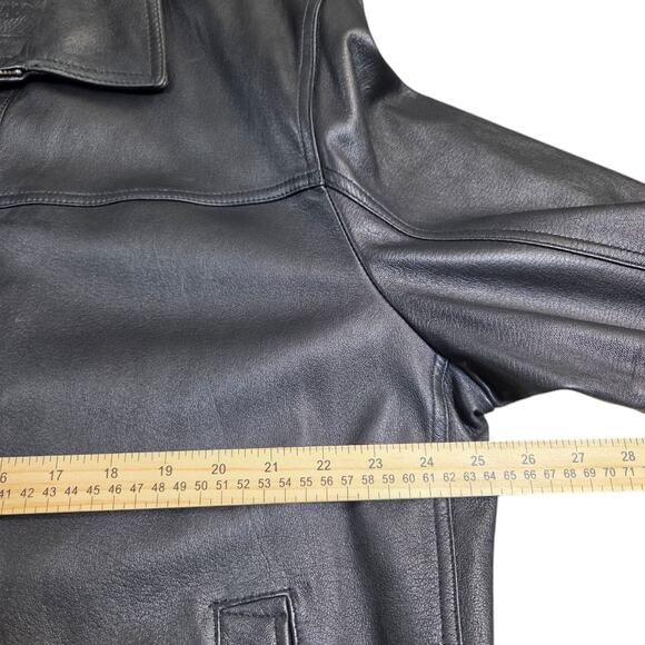 Roundtree & Yorke Burnished Lambskin Leather Jacket Coat‎ Size XL Excellent - Picture 15 of 16